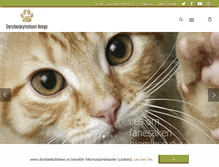 Tablet Screenshot of dyrebeskyttelsen.no
